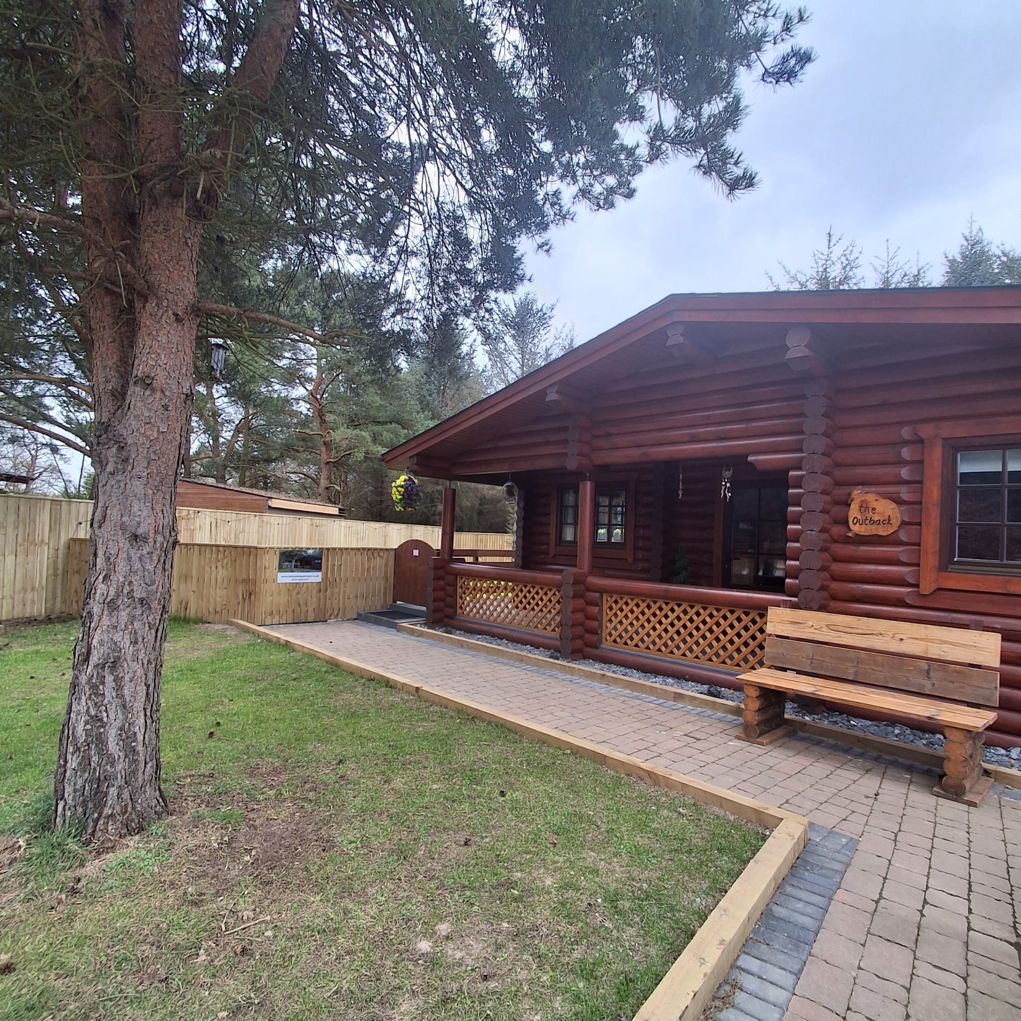 Orchid Lodge hot tub lodge break in Northumberland